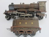 Marklin Gauge 0 Clockwork NBR 4-4-2 Atlantic Locomotive and Tender