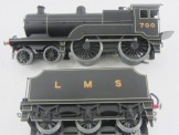 Leeds Gauge 0 12volt DC LMS Black Freelance 4-4-0 Locomotive and Tender 700