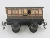 Rare Bing Gauge 0 LSWR 4-Wheeled Passenger/Guard Coach