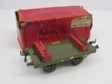 Early Hornby Gauge 0 GW No1 Lumber Wagon Boxed