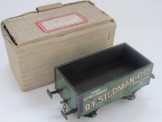 Rare Leeds Stedman Gauge 0 Wood and Paper Litho "R.F Stedman & Co Ltd" Private Owner Open Wagon Boxed