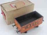 Leeds Stedman Gauge 0 Wood and Paper Litho "Wood & Co Ltd" Open Wagon Boxed