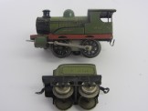 Rare Hornby/ Bing (ML Ltd) C/W GNR 0-4-0 Locomotive and Tender