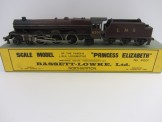 Basset-Lowke Gauge 0 12vDC LMS 4-6-2 "Princess Elizabeth" Locomotive and Tender