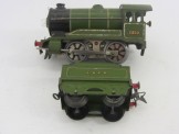 Hornby Gauge 0  LNER Light Green E120 Locomotive and Tender