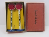French Postwar Hornby Gauge 0 Pair of Disc Signals Boxed