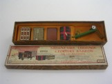 Rare Early Hornby Gauge 0 Miniature Luggage and Porters Barrow Set, Boxed