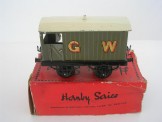 Early Hornby Gauge 0 GW Brake Van, Boxed
