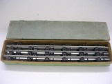 Hornby Gauge 0 Box of 6 Solid Steel Half Straight Rails