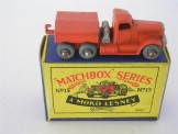 Matchbox 1-75 Series No 15 Diamond T Prime Mover Orange, Boxed