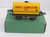 Postwar Hornby Gauge 0  No 50 "Shell Lubricating Oil " Tank Wagon Boxed