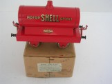 Early Hornby Gauge 0 Solid Chassis ''Shell'' Tank Wagon, Boxed