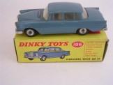 Dinky Toys 186 Mercedes Benz 220SE Light Blue, Boxed