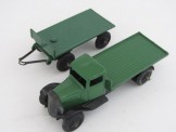 Dinky Toys 25t Flat Truck and Trailer.  Green.