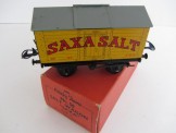 Post War Hornby Gauge 0 'Saxa Salt' Wagon, Boxed