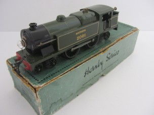 Hornby Gauge 0 SR Green E220 20volt Electric Special Tank Locomotive 2091 Part Boxed