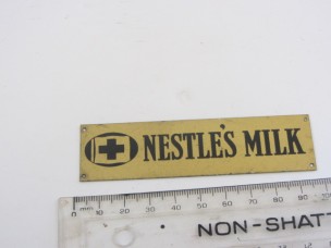 Scarce Bassett-Lowke Tinplate Advertising Sign