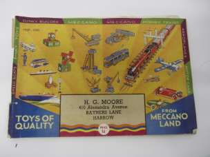 Meccano Toys of Quality Catalogue 1939-40