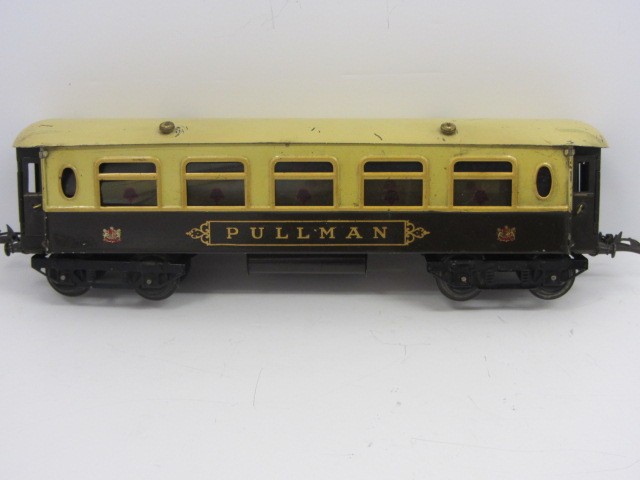 Hornby Echelle 0 2 Voitures A Bogies Pullman Fleche D'or 33 Cm