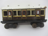 Scarce Early Bing Gauge 0 18cm LNWR First/ Third Bogie Coach