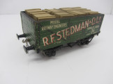 Stedman Gauge 0 Wood and Paper Litho "R F Stedman & Co Ltd" Private Owner Open Wagon