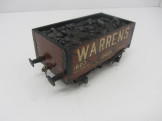 Leeds Gauge 0 Wood and Paper Litho "Warrens" Private Owner Open Wagon