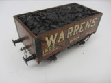 Leeds Gauge 0 Wood and Paper Litho "Warrens" Private Owner Open Wagon