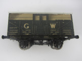 Early Postwar Leeds/Stedman Gauge 0 Wood and Paper Litho GW Cattle Wagon