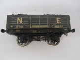 Early Leeds/Stedman Gauge 0 Wood and Paper Litho NE Open Wagon
