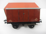 Postwar Hornby Gauge 0 No50 Goods Van Boxed