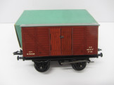 Postwar Hornby Gauge 0 No50 Goods Van Boxed