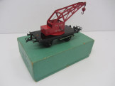 Postwar Hornby Gauge 0 No50 Crane Truck Boxed