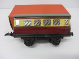 Postwar Hornby Gauge 0 No51 Coach 3rd Class Boxed