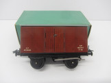 Postwar Hornby Gauge 0 No50 Goods Van Boxed