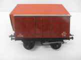 Postwar Hornby Gauge 0 No50 Goods Van Boxed