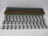 6 Hornby Gauge 0 Steel Straight Rails Boxed