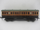 Carette Gauge 0 LSWR 1st/3rd Bogie Coach