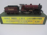 Bassett-Lowke Gauge 0 C/W LMS Red 4-4-0 "Duke of York" Locomotive and Tender 1930 Boxed