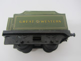 Bing Gauge 0 4-Wheeled Great Western Tender