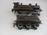 Early Hornby Gauge 0 2711 Locomotive and Tender as Shown