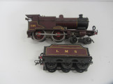Hornby Gauge 0 C/W LMS 4-4-0 Compound Locomotive and Tender