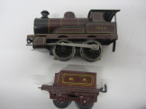 Bing Gauge 0 12vDC MR 0-4-0 Locomotive and Tender 1924