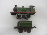 Marklin Gauge 0 C/W GNR 0-4-0 Locomotive and Tender 990