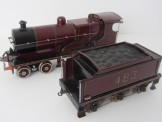 Bing Gauge One Clockwork(Fitted with electric motor)Midland 4-4-0 2P Locomotive and Tender 483