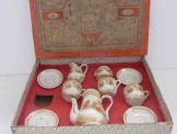 Very Rare and Early Marklin Childs Porcelain Coffee Set Boxed