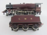 Ludlow Models replica Bassett-Lowke Gauge 0 12v DC LMS Maroon 4-6-0 "Victory" Locomotive and Tender