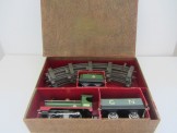 Early Hornby Gauge 0 Clockwork GNR No1 Goods Set