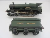 Rare Leeds Model Co. Gauge 0 12Volt DC Great Western 4-6-0 "Hall" Class Locomotive and Tender 6968 "Woodcock Hall"