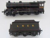 Hand Built by a Toolmaker in 1963 Very well detailed coarse scale Gauge 0 Clockwork LNER Black B7 4-6-0 Goods Locomotive and Tender 5031