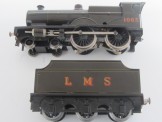 Rare Bassett-Lowke Gauge 0 12vDC Electric LMS Chestnut Brown 4-4-0 Compound Locomotive and Tender 1063